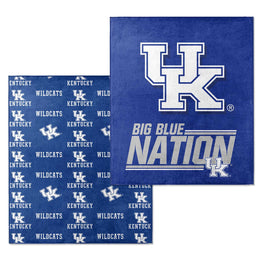 Kentucky Wildcats NCAA Double Sided Blanket - Blue