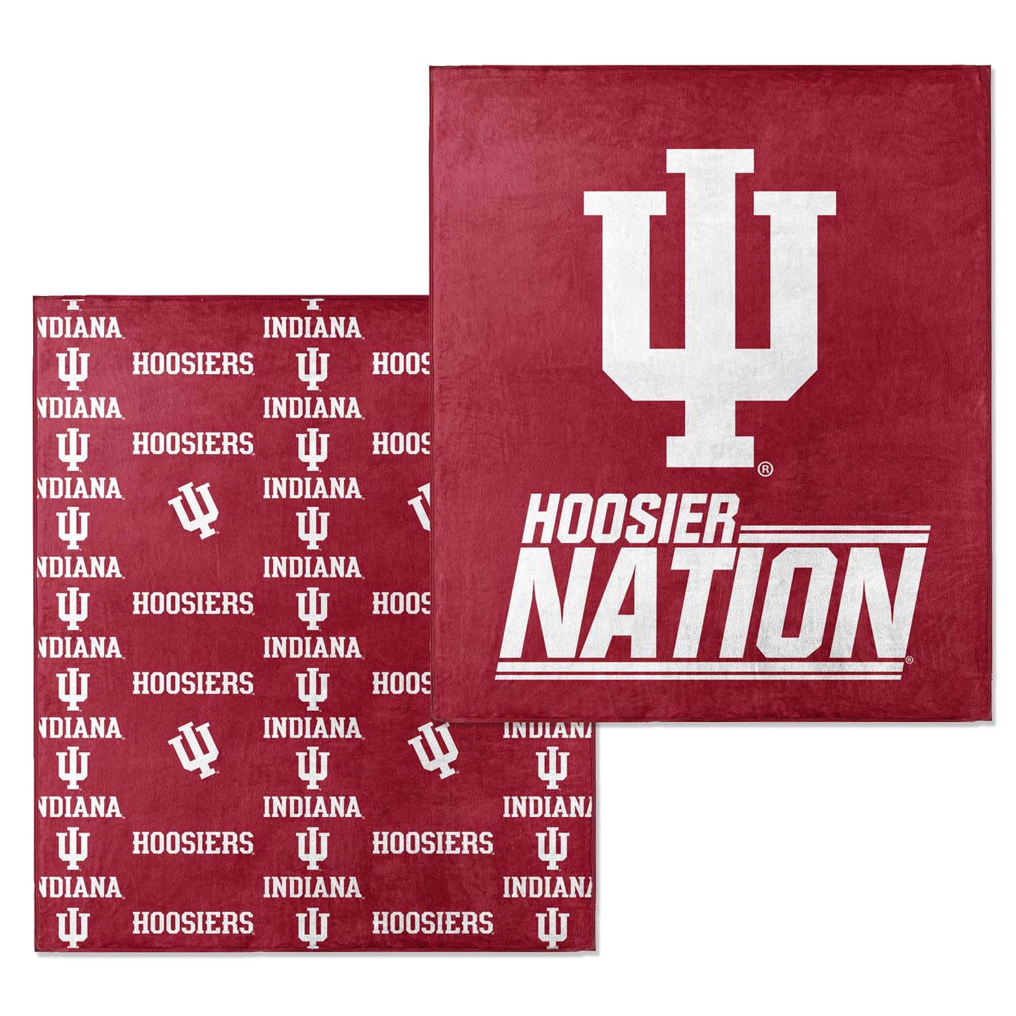 Indiana Hoosiers NCAA Double Sided Blanket - Cardinal