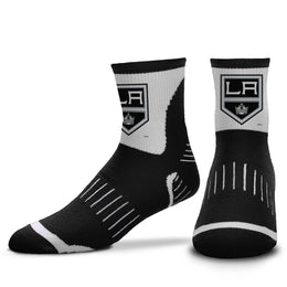 Los Angeles Kings NHL Adult Surge Team Mascot Mens and Womens Quarter Socks - Black