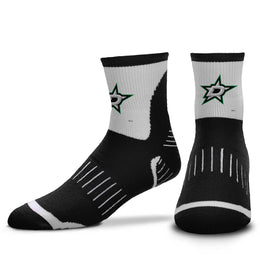 Dallas Stars NHL Adult Surge Team Mascot Mens and Womens Quarter Socks - Black