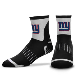 New York Giants NFL Performance Quarter Length Socks - Black