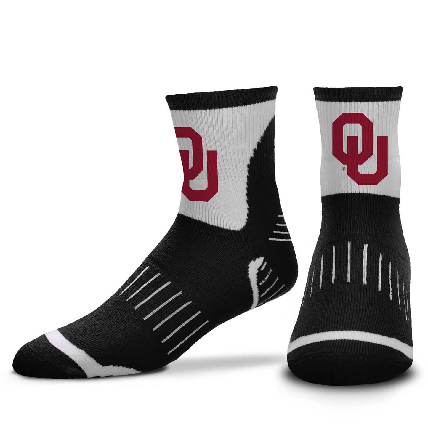 Oklahoma Sooners NCAA Youth Surge Team Mascot Quarter Socks - Black