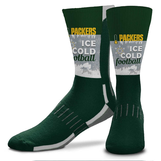 Green Bay Packers NFL Youth Zoom Location Crew Socks - Green
