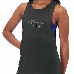 Baltimore Ravens NFL Women's Muscle Tank - Black