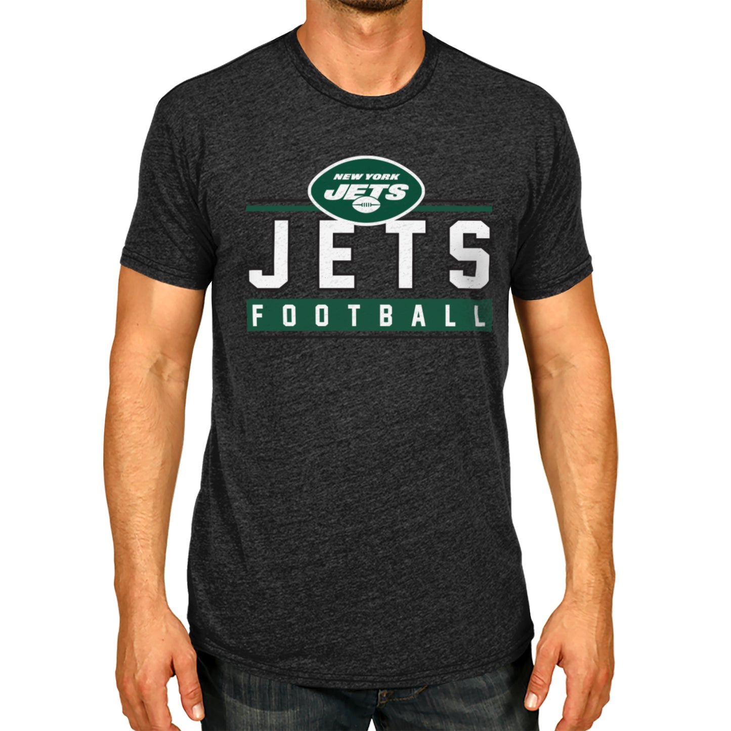 New York Jets NFL Adult MVP True Fan T-Shirt - Charcoal