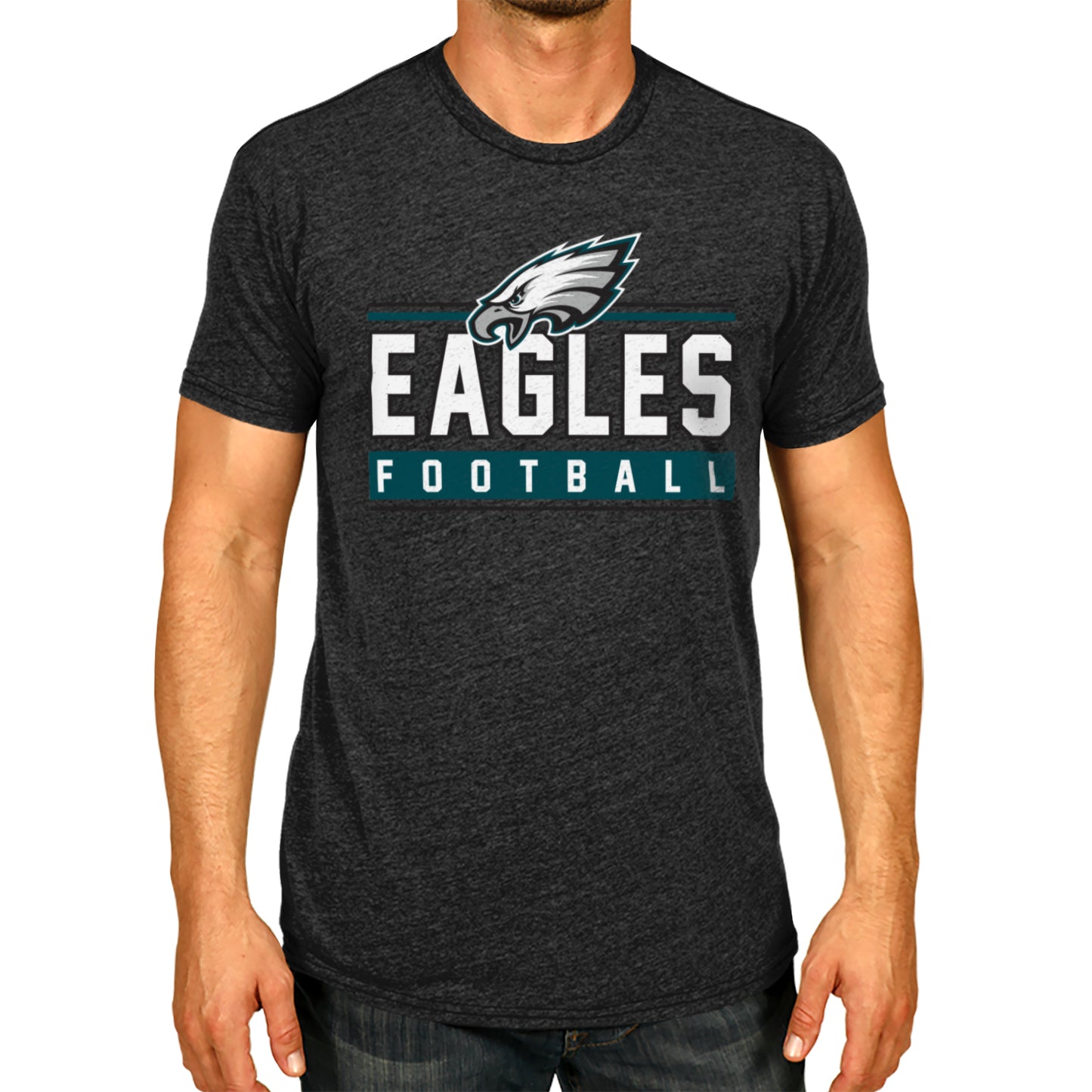 Philadelphia Eagles NFL Adult MVP True Fan T-Shirt - Charcoal
