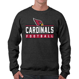 Arizona Cardinals NFL Adult True Fan Crewneck Sweatshirt - Charcoal