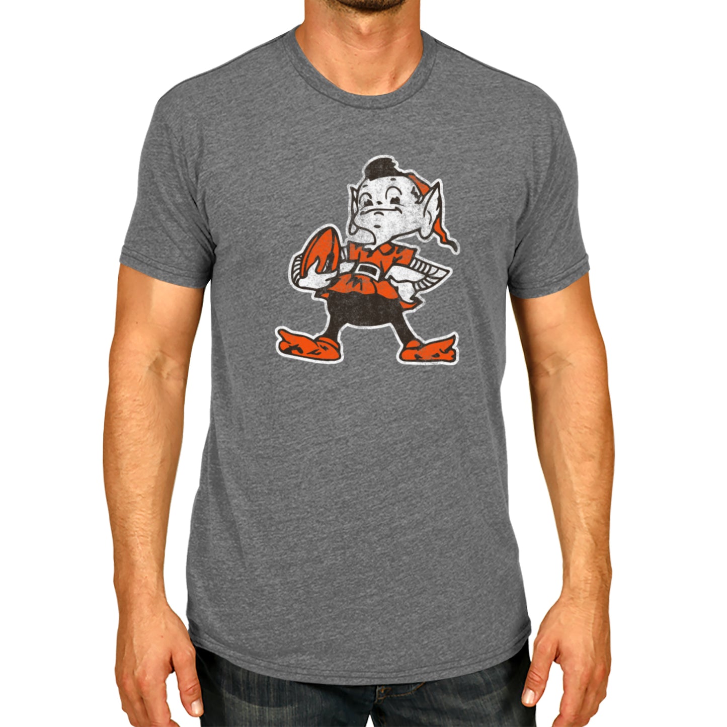 Cleveland Browns NFL Modern Throwback T-shirt - Gray