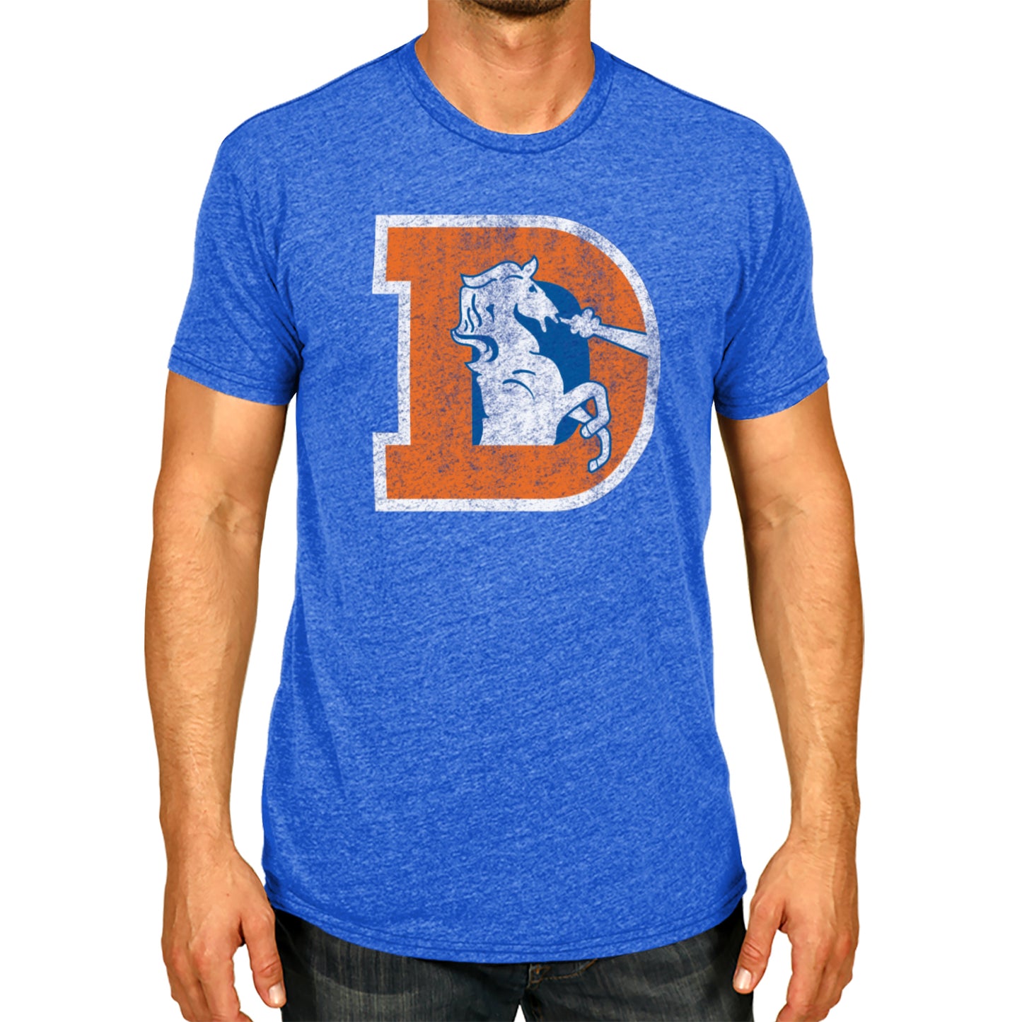 Denver Broncos NFL Modern Throwback T-shirt - Royal