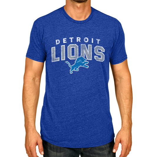 Detroit Lions NFL Starting Fresh Short Sleeve Heather T-Shirt - Royal
