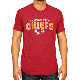 Kansas City Chiefs NFL Starting Fresh Short Sleeve Heather T-Shirt - Red