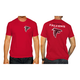 Atlanta Falcons NFL Pro Football Final Countdown Adult Cotton-Poly Short Sleeved T-Shirt For Men & Women - Red