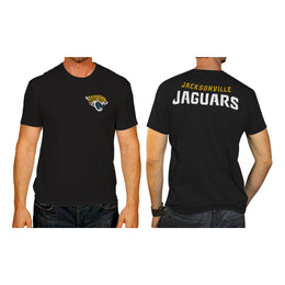 Jacksonville Jaguars NFL Pro Football Final Countdown Adult Cotton-Poly Short Sleeved T-Shirt For Men & Women - Black