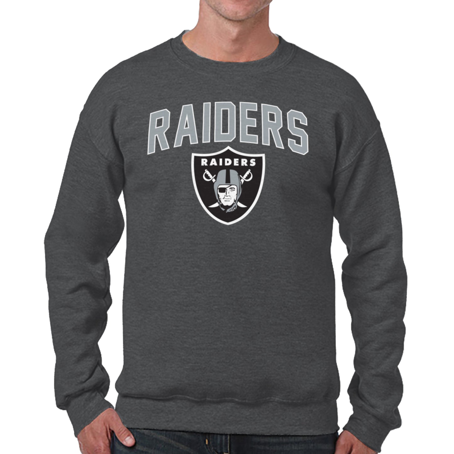 Las Vegas Raiders NFL Home Team Crew - Gray
