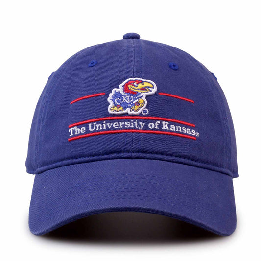 Kansas Jayhawks NCAA Adult Bar Hat - Royal
