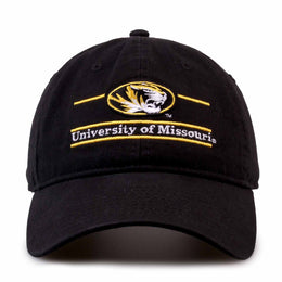 Missouri Tigers NCAA Adult Bar Hat - Black