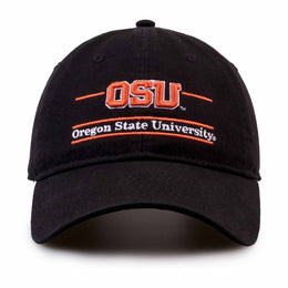 Oregon State Beavers NCAA Adult Bar Hat - Black