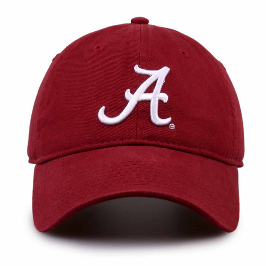 Alabama Crimson Tide NCAA Adult Relaxed Fit Logo Hat - Cardinal