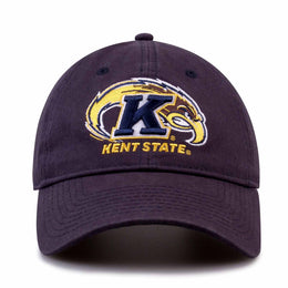 Kent State Golden Flashes NCAA Adult Relaxed Fit Logo Hat - Navy