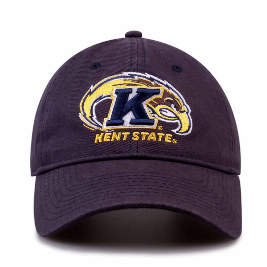 Kent State Golden Flashes NCAA Adult Relaxed Fit Logo Hat - Navy