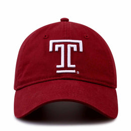 Temple Owls NCAA Adult Relaxed Fit Logo Hat - Cardinal
