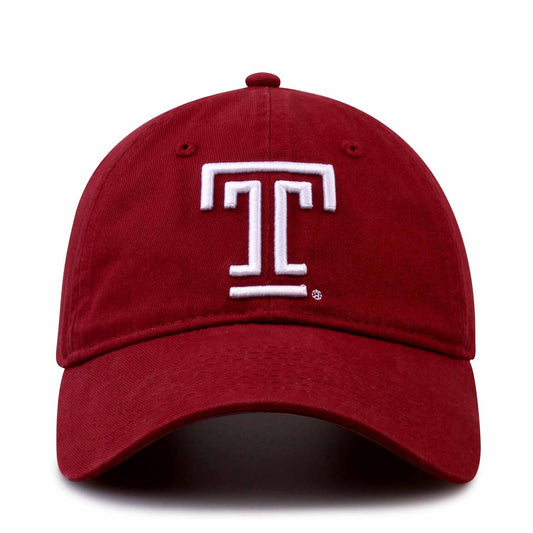Temple Owls NCAA Adult Relaxed Fit Logo Hat - Cardinal