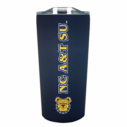 North Carolina A&T State University NCAA Stainless Steel Tumbler perfect for Gameday - Navy