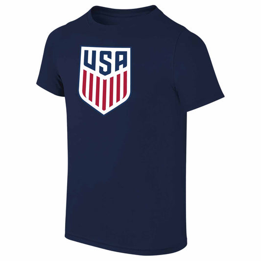 USA National Team Team Fan Apparel Youth US National Soccer Team T-Shirt For Boys & Girls - Navy