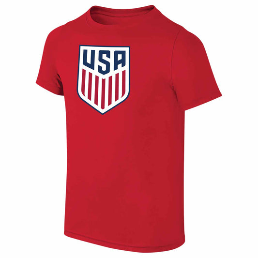 USA National Team Team Fan Apparel Youth US National Soccer Team T-Shirt For Boys & Girls - Red