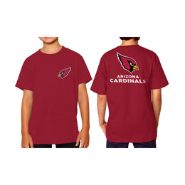 Arizona Cardinals Team Fan Apparel NFL Youth Final Countdown Tee- Pro Football T-Shirt For Boys & Girls - Cardinal