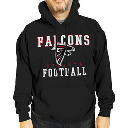 Atlanta Falcons NFL Core Fan Adult Hooded Sweatshirt - Black