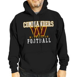 Washington Commanders NFL Core Fan Adult Hooded Sweatshirt - Black