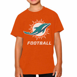 Miami Dolphins NFL Youth Run City Tee - Orange