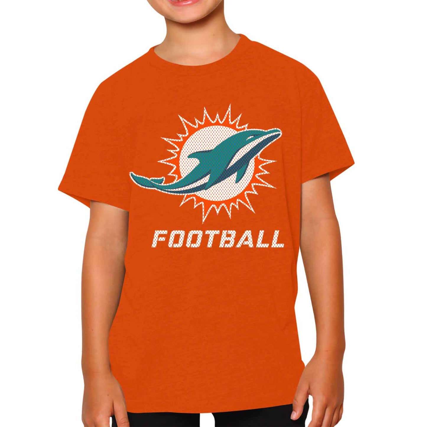Miami Dolphins NFL Youth Run City Tee - Orange
