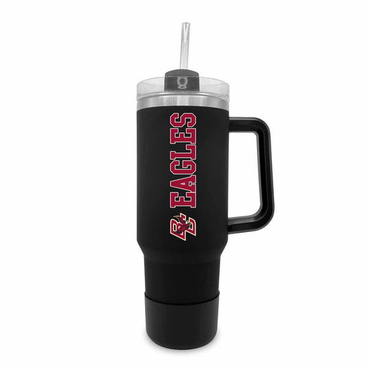 Boston College Eagles College & University 40 oz Travel Tumbler With Handle - Black