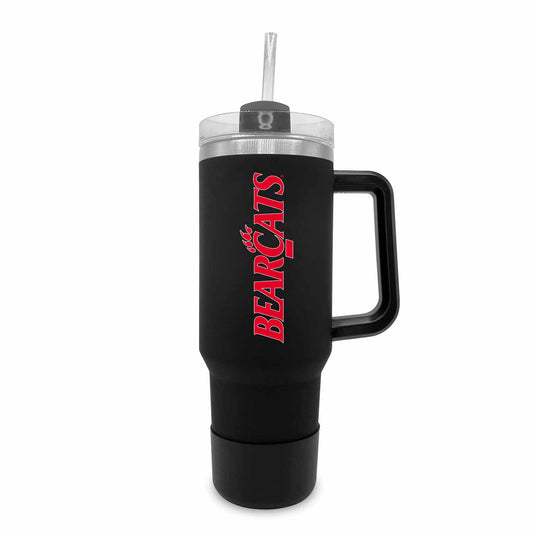 Cincinnati  Bearcats College & University 40 oz Travel Tumbler With Handle - Black
