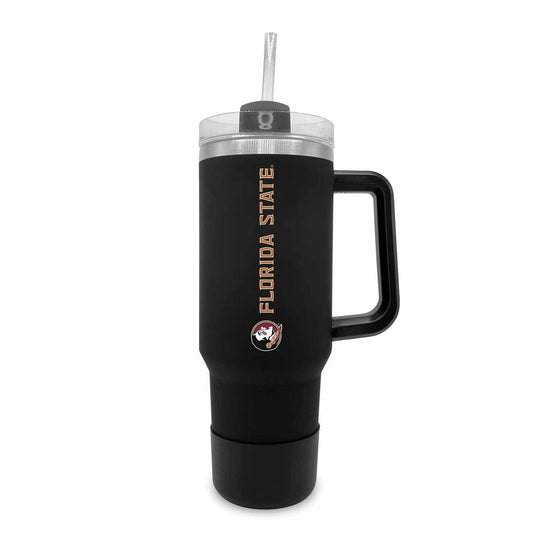 Florida State Seminoles College & University 40 oz Travel Tumbler With Handle - Black
