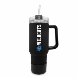Kentucky Wildcats College & University 40 oz Travel Tumbler With Handle - Black