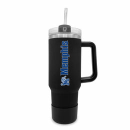 Memphis  Tigers College & University 40 oz Travel Tumbler With Handle - Black