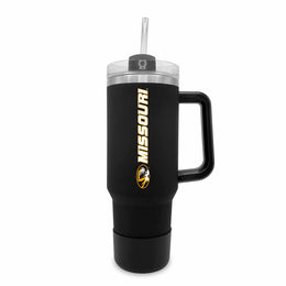 Missouri Tigers College & University 40 oz Travel Tumbler With Handle - Black