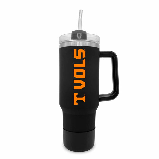 Tennessee Volunteers College & University 40 oz Travel Tumbler With Handle - Black
