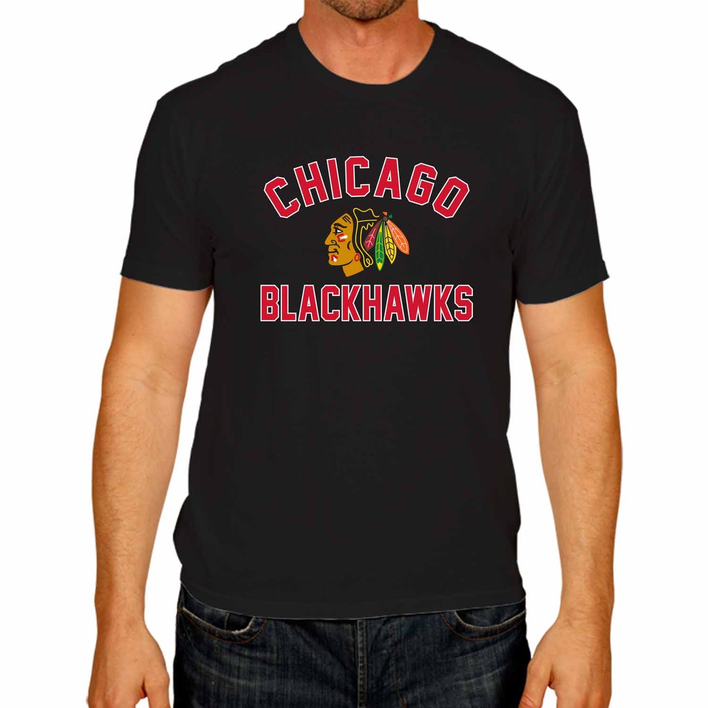 Chicago Blackhawks NHL Adult Game Day Unisex T-Shirt - Black