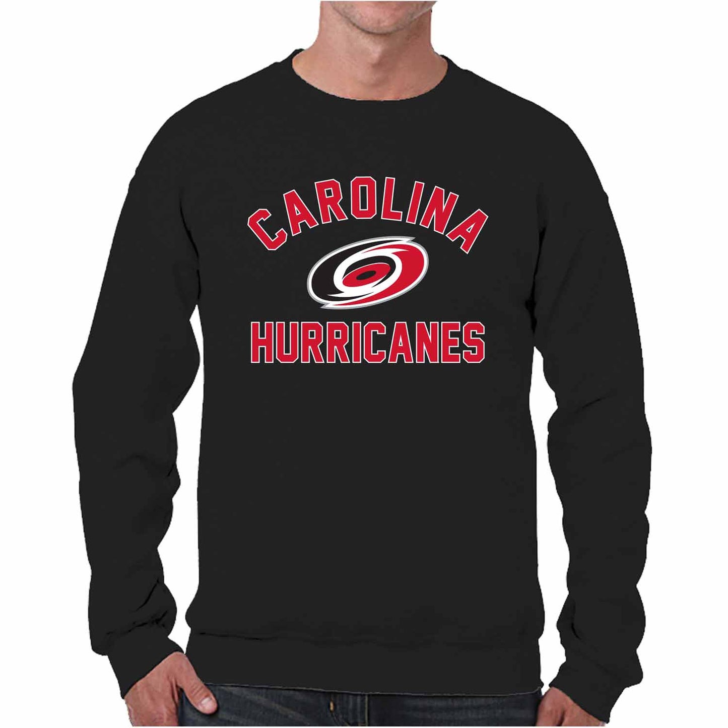 Carolina Hurricanes Adult NHL Gameday Crewneck Sweatshirt - Black