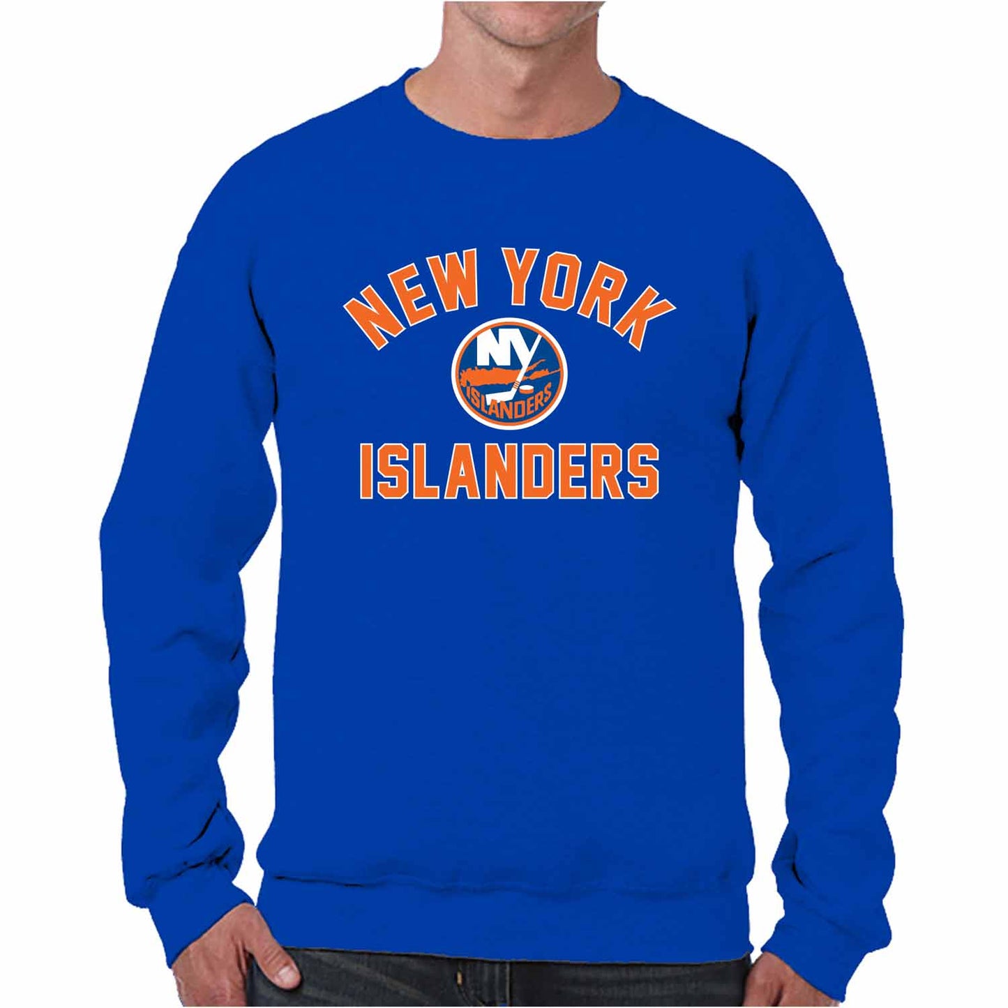New York Islanders Adult NHL Gameday Crewneck Sweatshirt - Royal