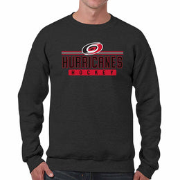 Carolina Hurricanes NHL Charcoal True Fan Crewneck Sweatshirt - Charcoal