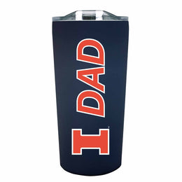 Illinois Fighting Illini NCAA Stainless Steel Travel Tumbler for Dad - Navy