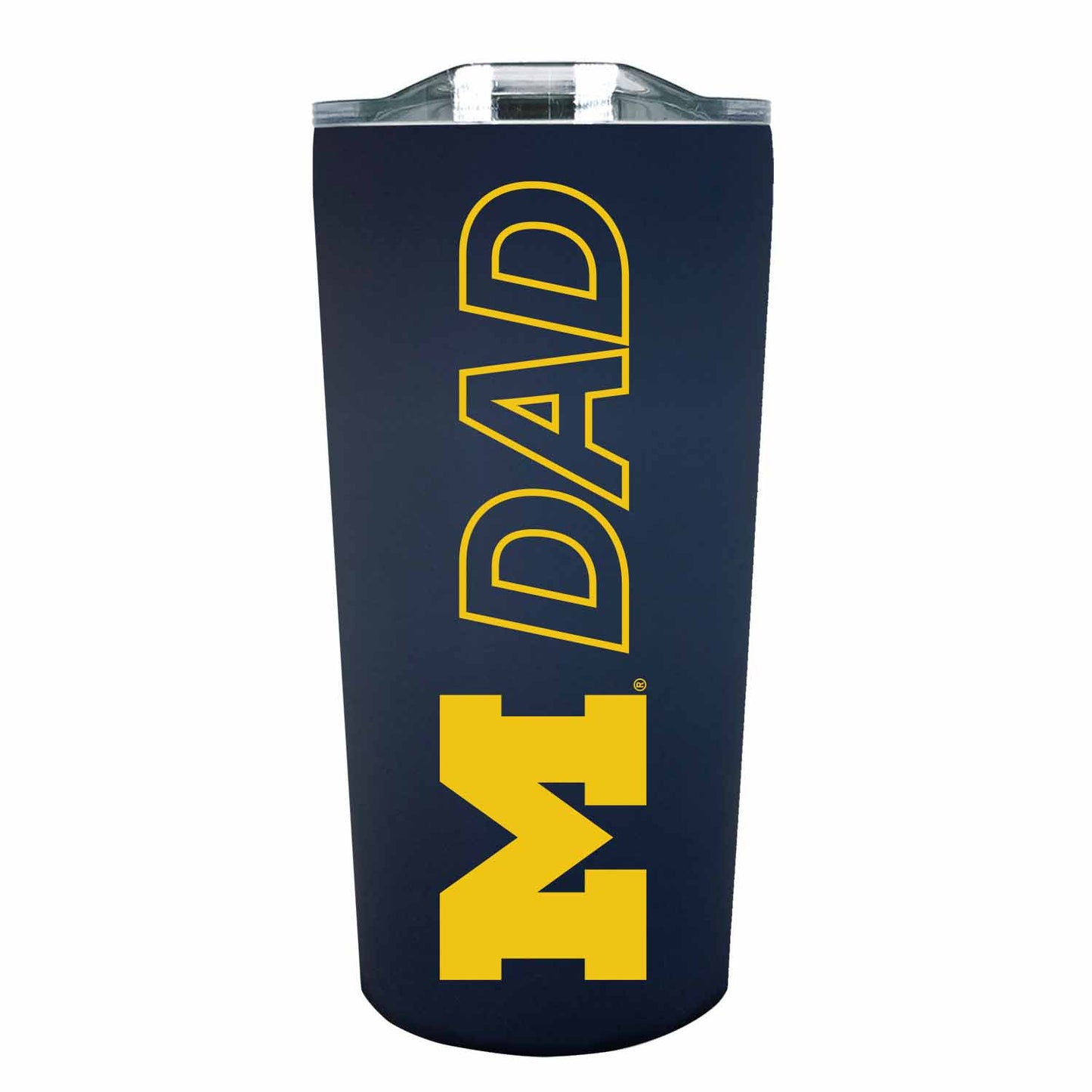 Michigan Wolverines NCAA Stainless Steel Travel Tumbler for Dad - Navy
