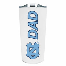 North Carolina Tar Heels NCAA Stainless Steel Travel Tumbler for Dad - White