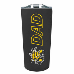 Wichita State Shockers NCAA Stainless Steel Travel Tumbler for Dad - Black