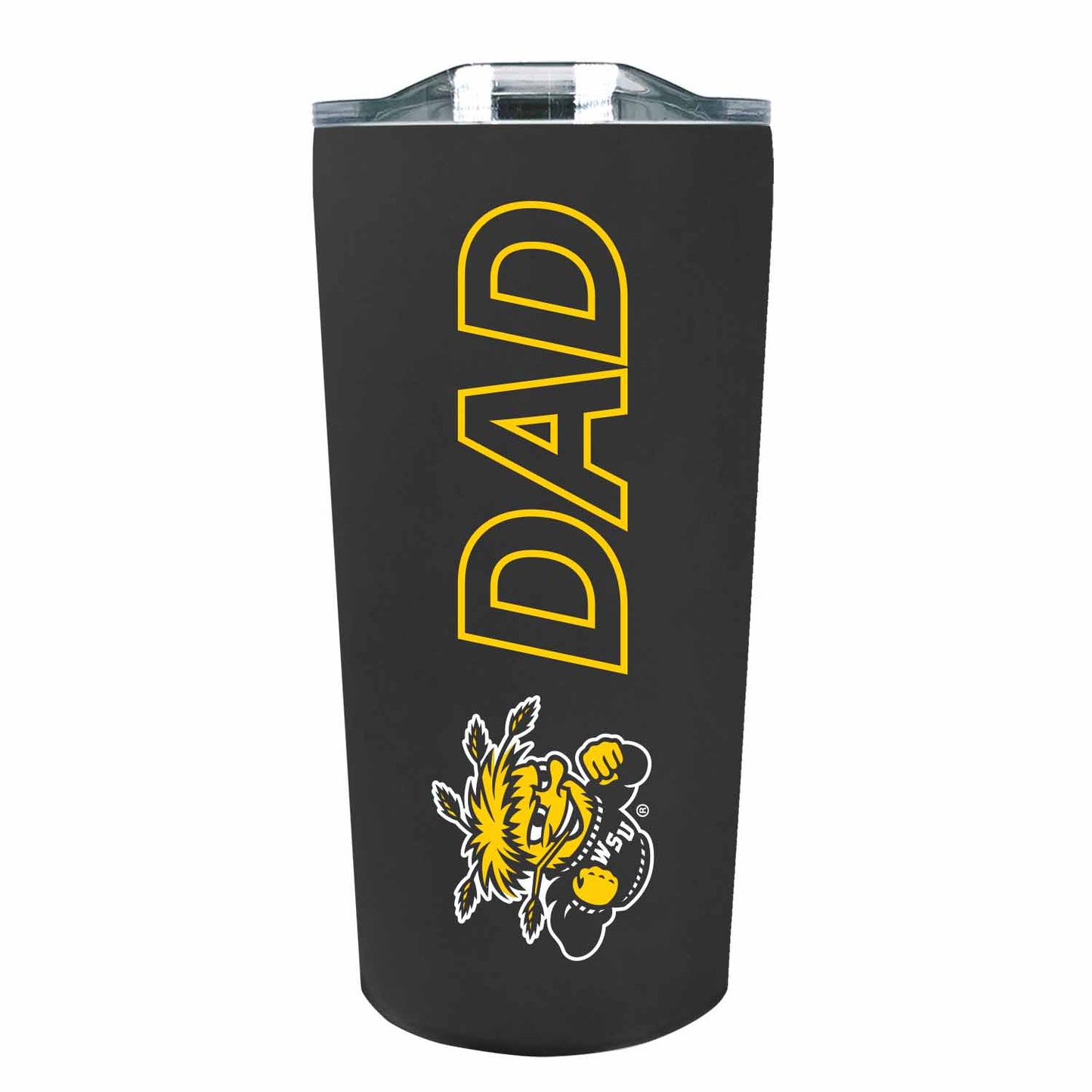 Wichita State Shockers NCAA Stainless Steel Travel Tumbler for Dad - Black